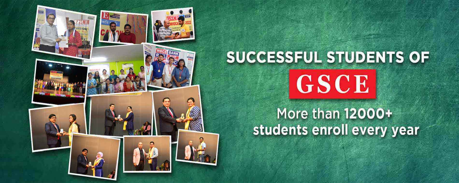 successful students of gsce more than 12000+ students enroll every year